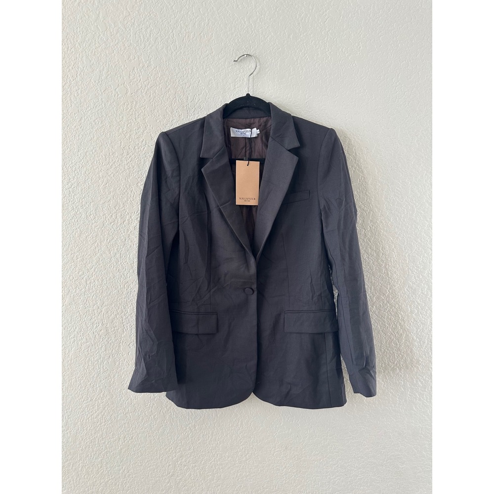 M.M.LaFleur Yiyen Blazer - Haze Washable Wool Twill - Business Casual Jacket